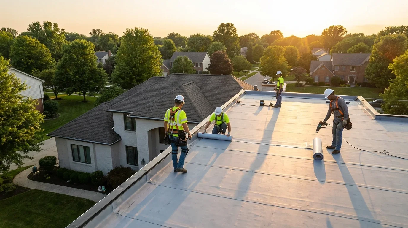 Flat Roof Installation overview