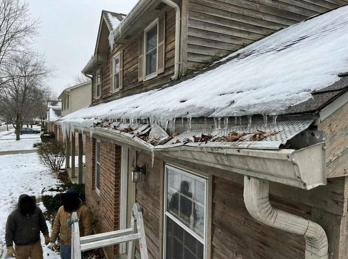 Stop ice dams from forming with durable, clog-free gutter guards