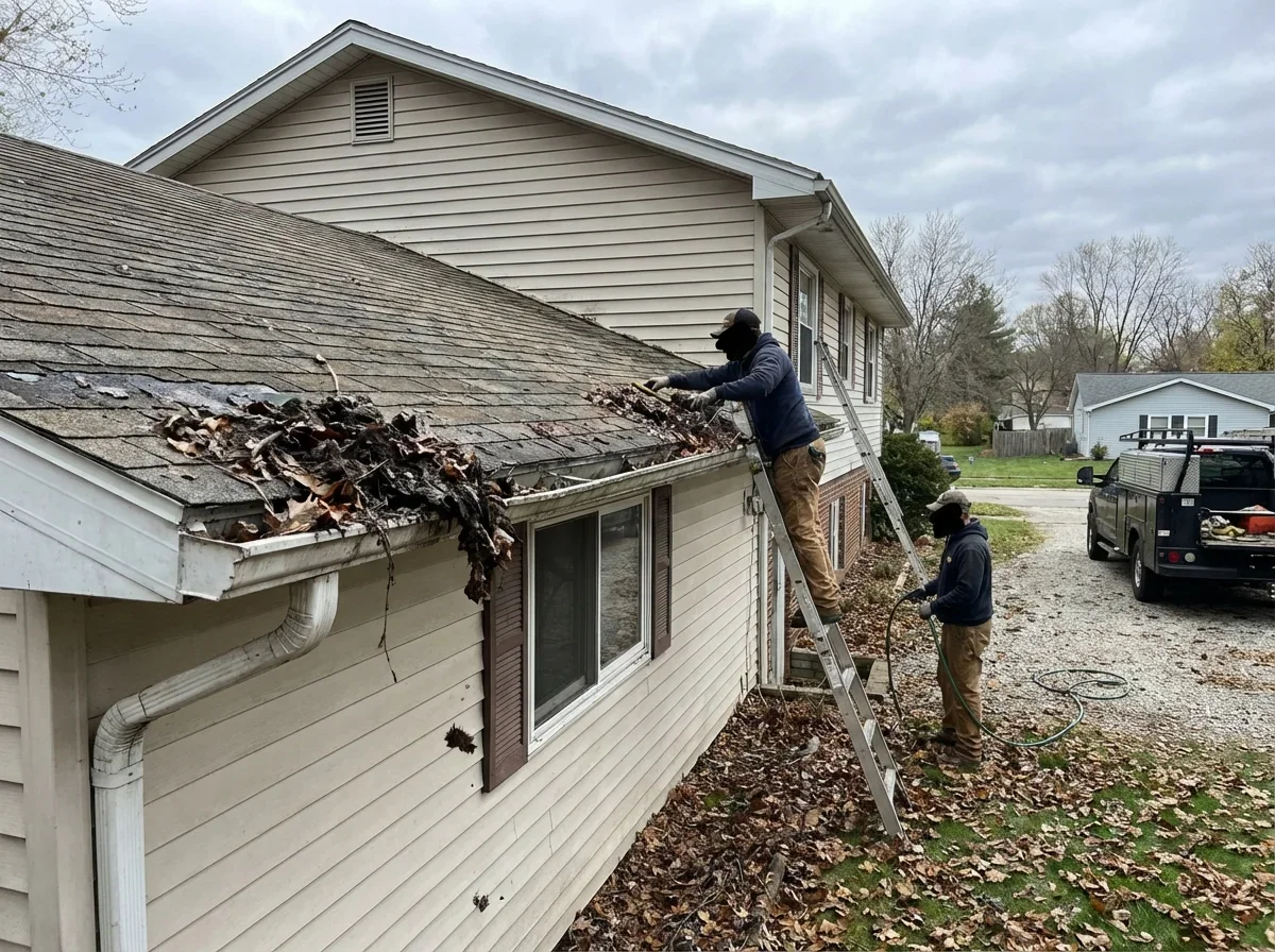 Don't let clogged gutters damage your home, call us for repair