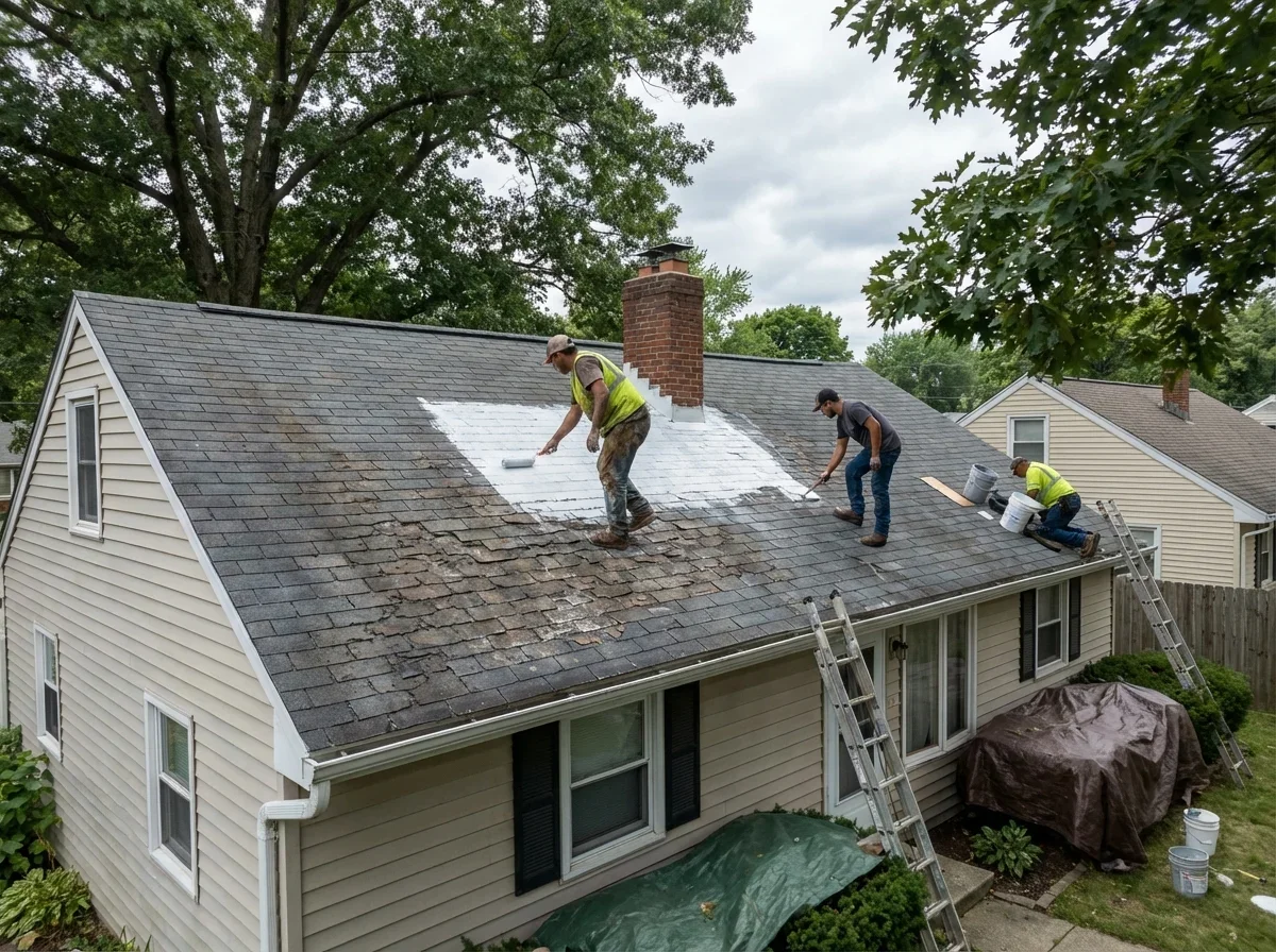Extend your roof's life with our protective, restorative roof coating service