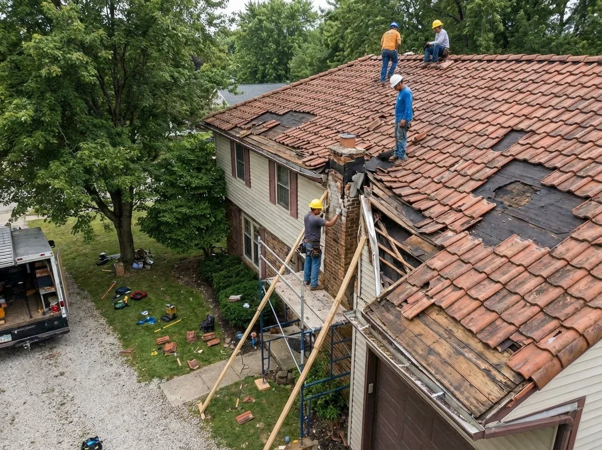 Failing tile roofing jeopardizes structural integrity, demanding urgent repair and restoration